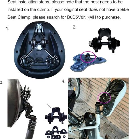 Bicycle Seat Post, 27.2mm Alumium Adjustable Seatpost Suspension Seat Post for Most Bicycle Mountain Bike Road Bike MTB MTN BMX Electric Bicycle in Saudi Arabia