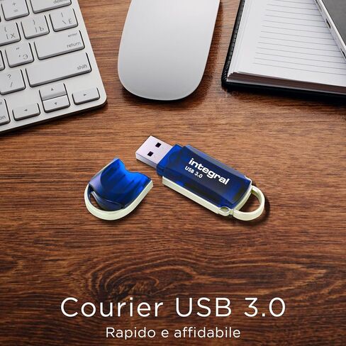 256GB USB 3.0 Flash Drive Courier Blue up to 120MBs in Kuwait