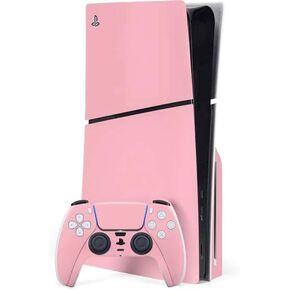 Skinit Decal Gaming Skin Compatible with PS5 Slim Disk Bundle - HOT Pink Design