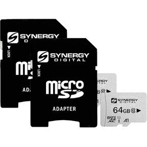 Synergy Digital 64GB Micro SDXC Secure Digital UHS-I Memory Cards, Compatible with Nokia 6681 Cell Phone - Class 10, U1, 100MB/s, 300 Series - Pack of 2