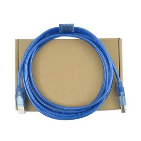 USB-B Applicable Programming Cable Communication Data Download Cable Display Touch Screen Shielded Magnetic Ring Industrial 3m