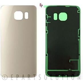 ePartSolution_Housing Battery Door Back Cover Glass Only for Samsung Galaxy S6 Edge G925A G925V G925P G925T Replacement Part (Gold)