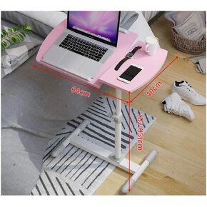 Sofa Table Laptop Desk Overbed Table Adjustable Height Portable Bed Desk PC Stand Lapdesks (J)