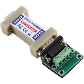 Yosoo Commercial RS232 RS485 Converter Adapter for Transparent Communication Data 1200 Meters Suitable for Experts ABS Material
