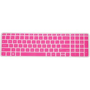 Hot Pink Ultra Thin Silicone Gel Keyboard Cover for HP Envy m6-p**, m6-w**, m7-n**, 17-g** Such as m7-n101dx m7-n011dx 17-g101dx, 17-g015dx 17-g020nr 17-g030nr m6-p113dx m6-w105dx