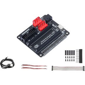 RGB Matrix Adapter Board for Raspberry Pi & Pico – HUB75 LED Panel Connector, Dual Power Input, Easy Setup for LED Displays
