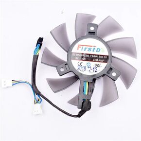 FD8015H12S 12V 0.32A Diameter 75mm mounting Hole 39mm 4 Lines Graphics Cooling Fan