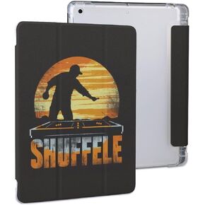 Retro Sunset Shuffleboard Table Case for iPad Pro 2020/2021/11in iPad 2020 10.2in Case Air 4/5 10.9in