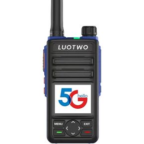 V1-V1 Global Walkie Talkie with App Long Range Two Way Radio National Intercom Walkie Talkie Support WiFi Bluetooth IP45 Waterproof Type-C Rechargeable Handheld GPS Transceiver