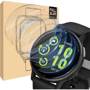 6 Packs Compatible for Garmin vivoactive 5 Screen Protector,Advanced Soft TPU (Non-tempered Glass) High Definition Scratch Resistance without Bubbles