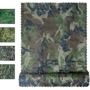Camo Netting, Camouflage Net Ground Blind for Hunting, Camping, Sunshade, Shooting, Garden Fence Decorations in Kuwait