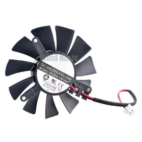 PLD06010B12HH 55mm Diameter 39x39x32mm DC12V 0.40A 2pin Double Ball Bearings Cooling Fan for Graphics Card