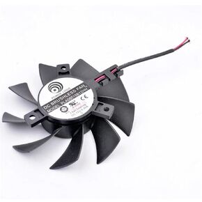 PLA08015B12HH Diameter 75mm, Hole Pitch 40mm DC12V 0.35A 4 Lines 4pin Double Ball Bearing Cooling Fan for Graphics Card(4-Wire 4pin)