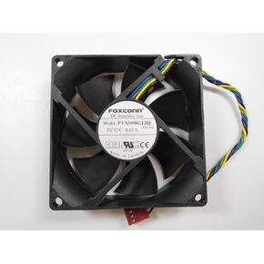 Foxconn PVA080G12Q 12V 0.65A 80mm 8025 4Pin PWM SEAL SEAL الحامل