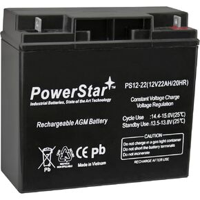 Powerstar 12V 22ah 6fm22 6-FM-22 AGM/SLA بطارية دورة عميقة قابلة للشحن