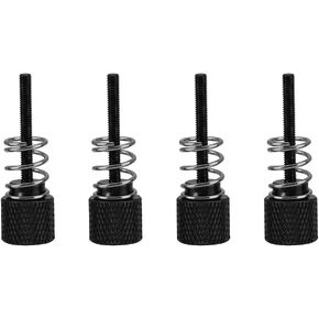 4PCS Computer CPU Water Cooling Screw, Aluminum M3 Installation Screws for CPU Water Cooling Block for Intel 1150 1151 1155 1156 (Black)