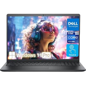 Dell Inspiron 15.6 "FHD Touchscreen Captop ، 13th Gen Intel Core I5 ​​(Turbo حتى 4.6 جيجا هرتز) ، ذاكرة وصول عشوائي 32 جيجابايت ، 1 تيرابايت SSD ، وين 11 Pro ، WiFi-6 ، عمر البطارية الطويل ، W/wowpc الاسترداد USB ، للاستخدام التجاري والاستخدام اليومي