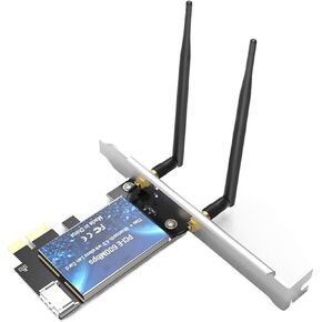 WiFi PCI-E Wireless Adapter AC600 Network Card 600Mbps Dual Band 2.4G/5GHz 802.11AC for Bluetooth-Compatible 4.0 with Antenna