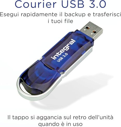 256GB USB 3.0 Flash Drive Courier Blue up to 120MBs in Kuwait