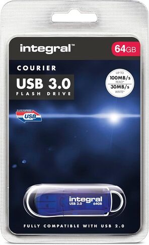 256GB USB 3.0 Flash Drive Courier Blue up to 120MBs in Kuwait