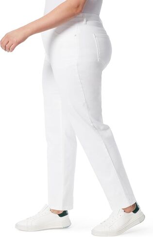 Gloria Vanderbilt Women's Size Amanda Classic High Rise Tapered Jean, BANABA, 20 Plus in Saudi Arabia