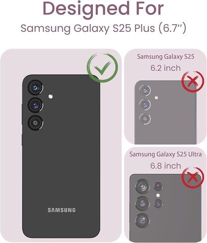 بالنسبة إلى Samsung Galaxy S25 Plus Case+ حامي الشاشة الزجاجية المقسّرات ، فإن PRATERSTION GRADE SLITY SLIT TPU PC ، فتيات غطاء نمط زهرة واضح للنساء لـ Galaxy S25+ 5G-Purple in Kuwait