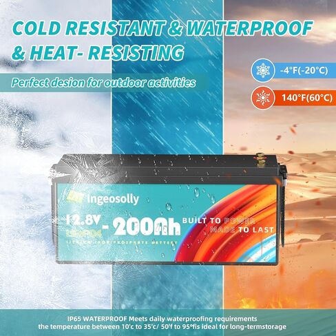 2 حزمة 12V 300AH بطارية الليثيوم - بطارية LifePo4 Deep Cycle مع 200A BMS ، 8000+ دورة ، سعة عالية للنظام RV ، نظام الطاقة الشمسية ، البحرية ، التطبيقات خارج الشبكة (12V600AH/24V300AH） in Saudi Arabia