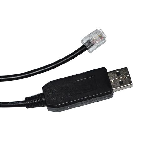 FT232RL USB to RJ11 RJ12 6P4C Adapter RS232 Serial Communication Cable for Controller/Inverter(3metres) in Kuwait