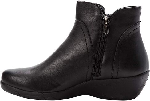 Propét Women's Waverly Ankle Boot, Black, 6.5 in Saudi Arabia