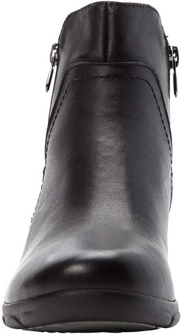Propét Women's Waverly Ankle Boot, Black, 6.5 in Saudi Arabia