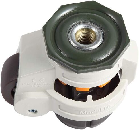 Skelang 4 Pcs Stem Leveling Machine Caster, Retractable Caster Wheel for Industrial Machine Equipment, Heavy Workbench, Movable Furniture, Total Load Capacity 2200Lbs in Saudi Arabia