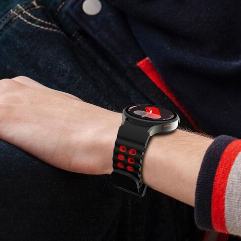 نطاقات سيليكون رياضية لـ Samsung Galaxy Watch 7 6 5 4 Band 40mm 44mm/Watch Fe 40mm/5 Pro 45mm/6 Classic 43mm 47mm ، No Gap Ocean Color Treptrap للرجال نساء in Kuwait