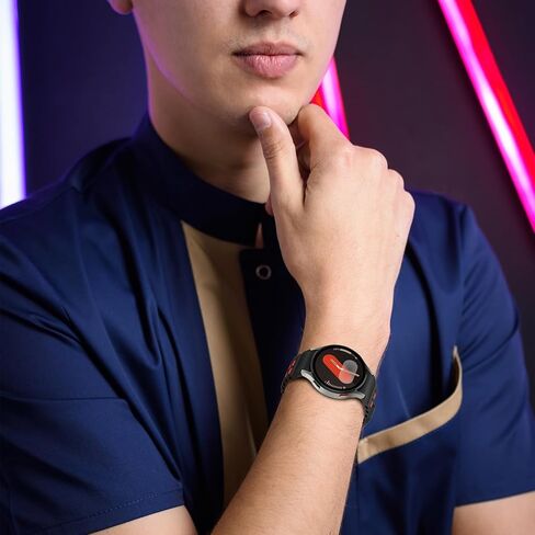 نطاقات سيليكون رياضية لـ Samsung Galaxy Watch 7 6 5 4 Band 40mm 44mm/Watch Fe 40mm/5 Pro 45mm/6 Classic 43mm 47mm ، No Gap Ocean Color Treptrap للرجال نساء in Kuwait