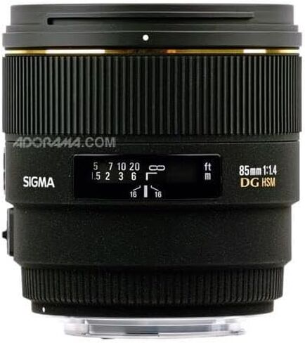Sigma 85mm f/1.4 EX DG HSM Large Aperture Medium Telephoto Prime Lens for Sigma Digital SLR Cameras in Saudi Arabia
