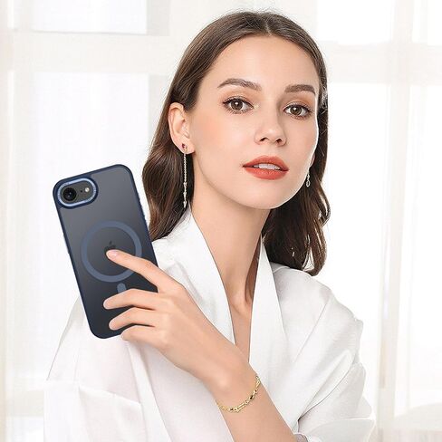 Bentoben for iPhone 16E Case ، [متوافق مع Magsafe] iPhone SE 4 2025 CASE MAGNECTER PHONE MATTE MATTE FROSTED SLIT SLICHPROOK GRAY in Kuwait