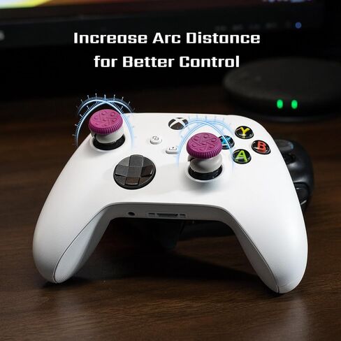 شاهقة الإبهام لسلسلة Xbox/وحدة تحكم واحدة و ROG Ally X ، إكسسوارات وحدة التحكم في Xbox Elite ، قبضة إبهام الأداء لألعاب السباق ، وزوج التوصيل والتشغيل السيليكون 1 (البرقوق) in Kuwait