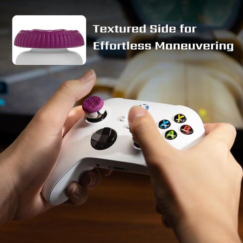 شاهقة الإبهام لسلسلة Xbox/وحدة تحكم واحدة و ROG Ally X ، إكسسوارات وحدة التحكم في Xbox Elite ، قبضة إبهام الأداء لألعاب السباق ، وزوج التوصيل والتشغيل السيليكون 1 (البرقوق) in Kuwait