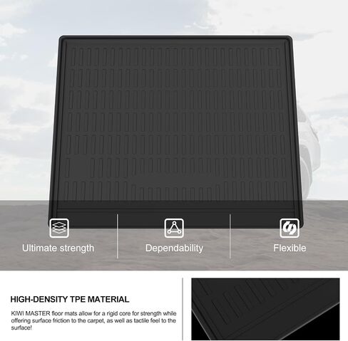 KIWI MASTER Cargo Trunk Mat Compatible with 2019-2024 Subaru Forester Accessories Replace OEM J501SSJ300 All Weather Tray Mat TPE Slush Liner Black in Saudi Arabia
