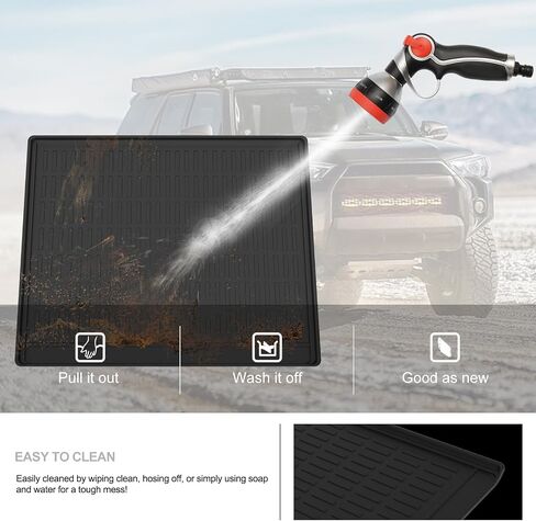 KIWI MASTER Cargo Trunk Mat Compatible with 2019-2024 Subaru Forester Accessories Replace OEM J501SSJ300 All Weather Tray Mat TPE Slush Liner Black in Saudi Arabia