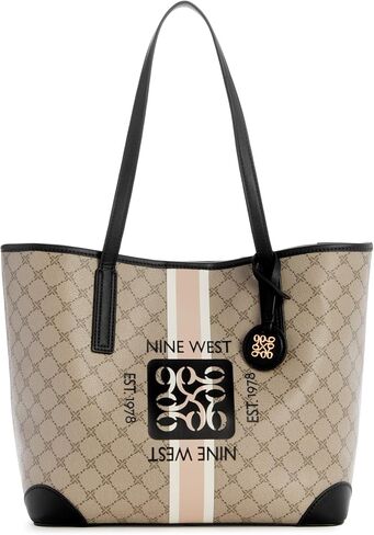 Nine West Delaine 2 in 1 Tote, Brown Black in Saudi Arabia