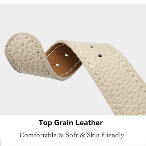 شريط ساعة مغناطيسي جلدي متوافق مع Apple Watch 49mm 45mm 44mm 42 مم 41 مم 38 مم ، مع مشبك على شكل H للنساء الرجال Iwatch Ultra/SE/Ultra 2/Series 10/9/8/7/6/5/4/3/2/1 in Saudi Arabia