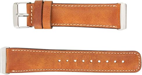 فرقة الساعات الذكية ، متوافقة مع Fitbit Versa 1 ، Versa 2 ، Versa Lite ، جلد أصلي مصنوع يدويًا ، فرقة Fitbit Watch ، حزام جلدي بديل للرجال والنساء in Kuwait