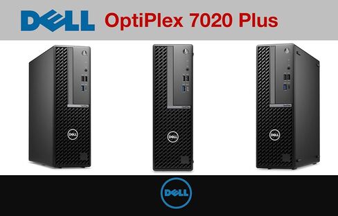 Dell Optiplex 7020 Plus SFF Business Desktop (Intel I7-14700 ، 64GB DDR5 ، 128GB SSD + 2TB HDD ، WIFI 6E ، Bluetooth 5.3 ، RJ-45 ، 3 PORT in Saudi Arabia