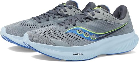 Saucony Women's Ride 16 Sneaker, BLUELIGHT/Black, 10 in Saudi Arabia