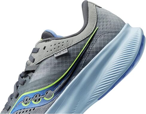 Saucony Women's Ride 16 Sneaker, BLUELIGHT/Black, 10 in Saudi Arabia
