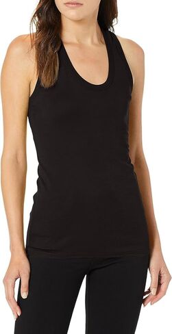 قميص بدون أكمام للسيدات من Enza Costa مصنوع من القطن الجريء بدون أكمام in Kuwait