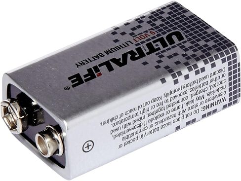 Ultralife Lithium Battery (9 Volt, E-Block, U9VL, U9VL-J-P, 1200 mAh, Economy Set of 10) in Saudi Arabia
