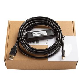 USB-Mini+ for PLC Programming Cable Data Cable Communication Download 5-pin Flat Plug Gold-Plated Plug Full Signal Electromagnetic Isolation 3m