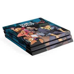 Skinit Schecal Gaming Gaming Conclible مع وحدة التحكم PS4 Pro - تصميم طاقم Cowboy Bebop Bounty المرخص رسميًا