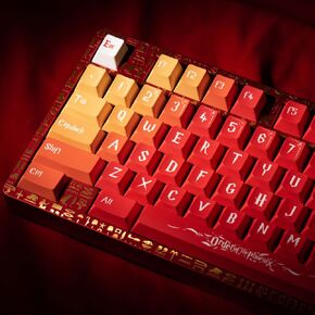 Phoenix Agency Keycap Cherry Profile 5 Side DYE Sublimation PBT 142 Keys ANSI Layout ISO Enter for GH60 RK61 64 68 NT75 RK84 87 104 108 Mechanical Keyboard